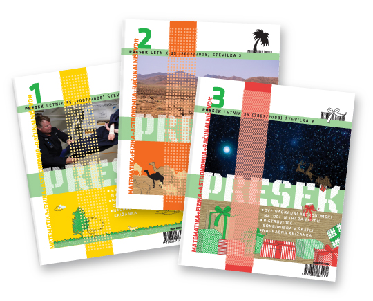 Presek Magazine – Volumes  32, 33, 34, 35, 36, 37